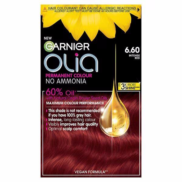 Garnier Olia Permanent Hair Colour 6.60 Intense Red