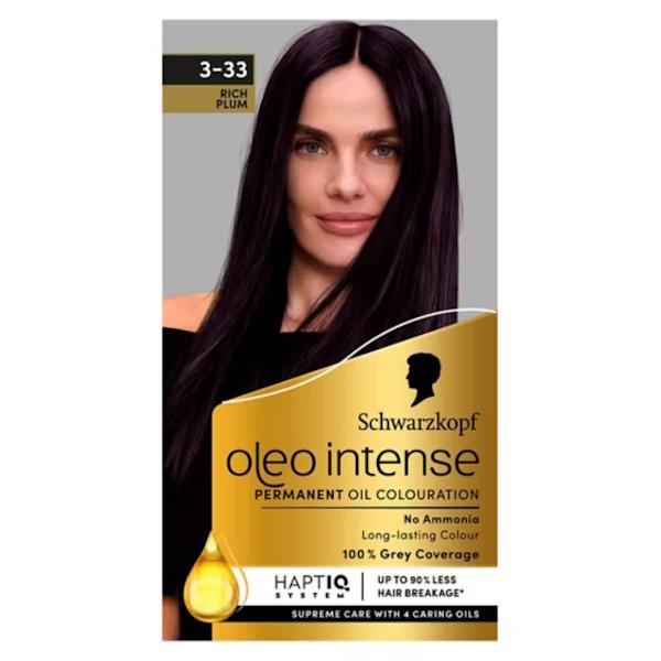 Schwarzkopf Oleo Intense Permanent Oil Colour 3-33 Rich Plum