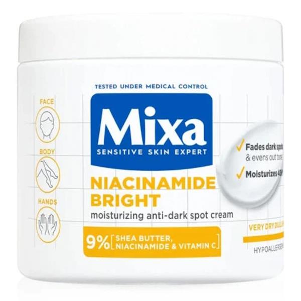Mixa Niacinamide Bright Moisturising Anti-Dark Spot Cream 400ml