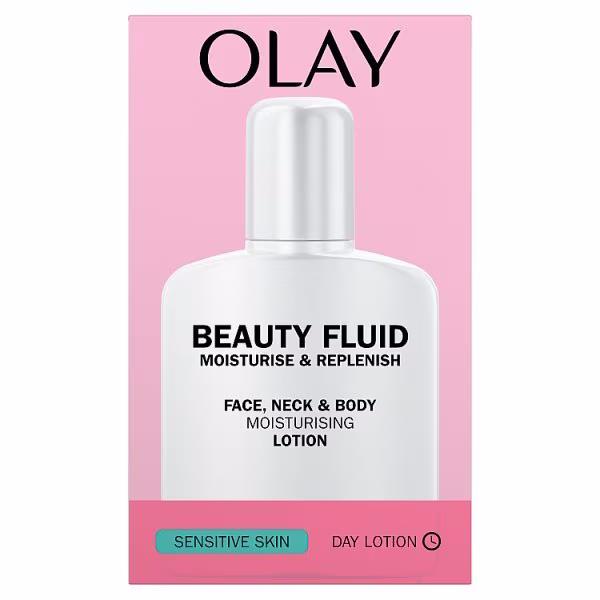 Olay Beauty Fluid Face & Body Moisturising Fluid Sensitive 200ml