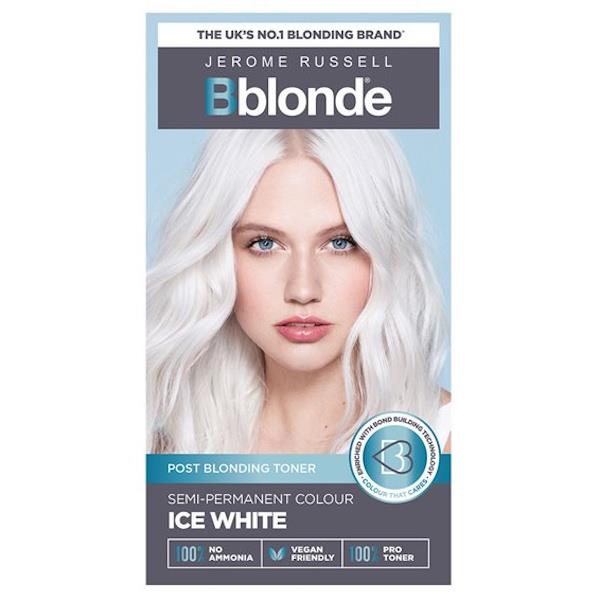 Jerome Russell Bblonde Toner Semi-Permanent Colour Ice White