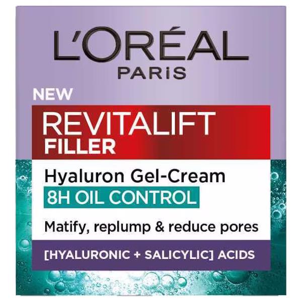 L'Oreal Revitalift Filler 8H Oil Control Hyaluronic Gel-Cream 50ml