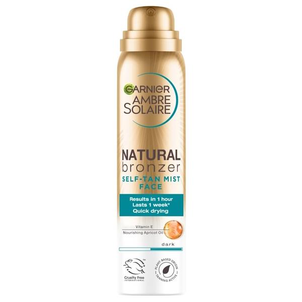 Garnier Ambre Solaire Natural Bronzer Self Tan Mist Face 75ml