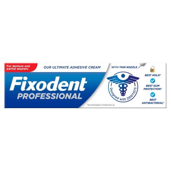 Fixodent Professional Denture Adhesive Cream 40g
