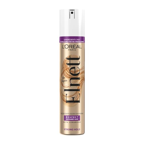 L'Oreal Elnett Hairspray Respect Damaged Hair Strong Hold 200ml