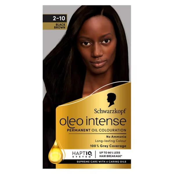 Schwarzkopf Oleo Intense Permanent Oil Colour 2-10 Black Brown