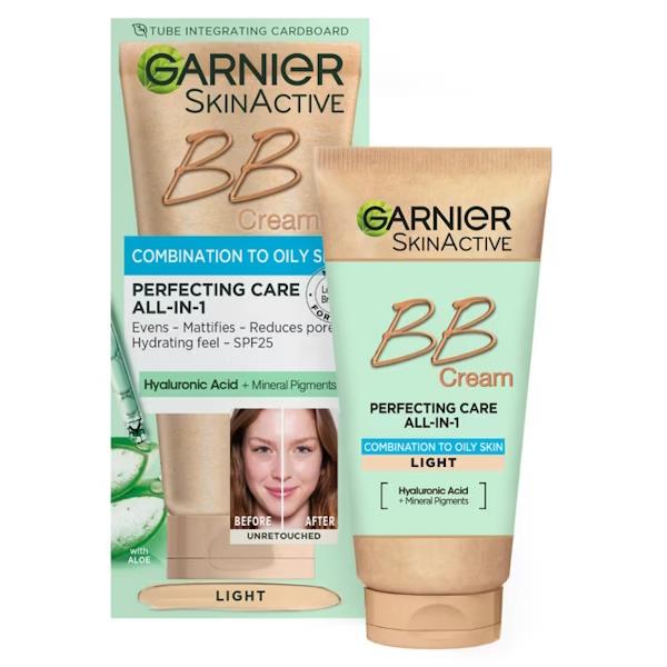 Garnier Skin Active BB Cream Oil Free SPF25 Light 50ml