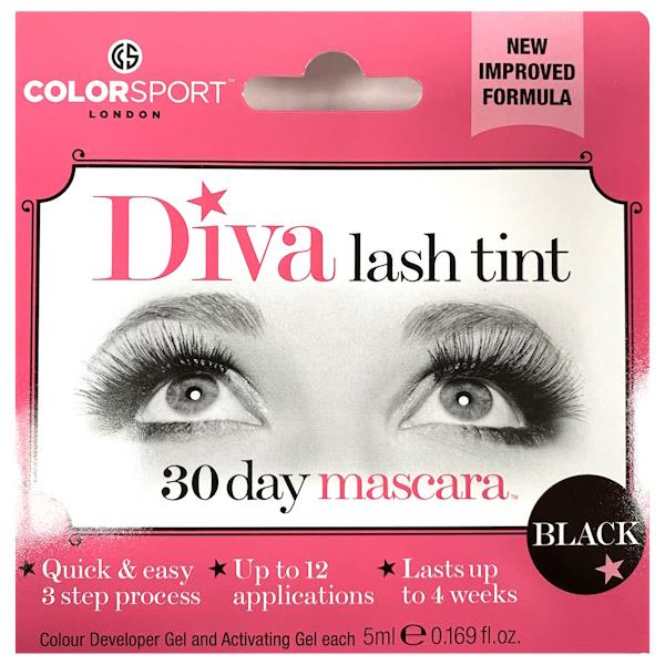 Colorsport Diva Lash Tint 30 Day Mascara Black