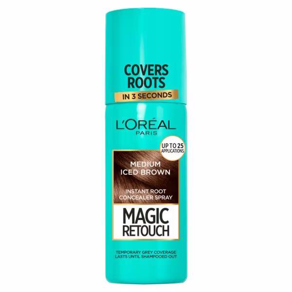 L'Oreal Magic Retouch Instant Root Concealer Spray Medium Iced Brown 75ml