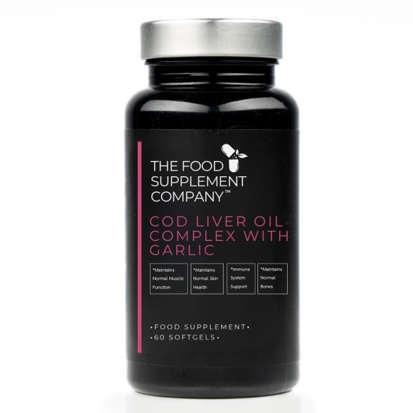 FSC Cod Liver Oil Complex with Garlic 60 Softgel Capsules