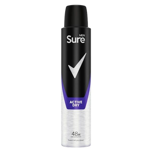 Sure Men Active Dry Anti-Perspirant Spray 200ml