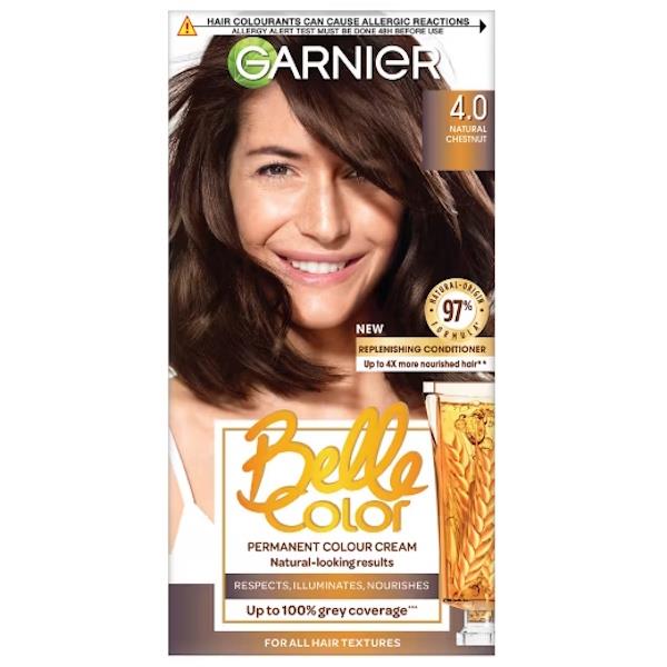 Garnier Belle Color Permanent Colour 4.0 Natural Chestnut