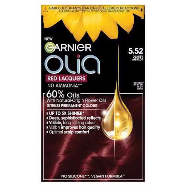Garnier Olia Permanent Hair Colour 5.52 Glassy Merlot