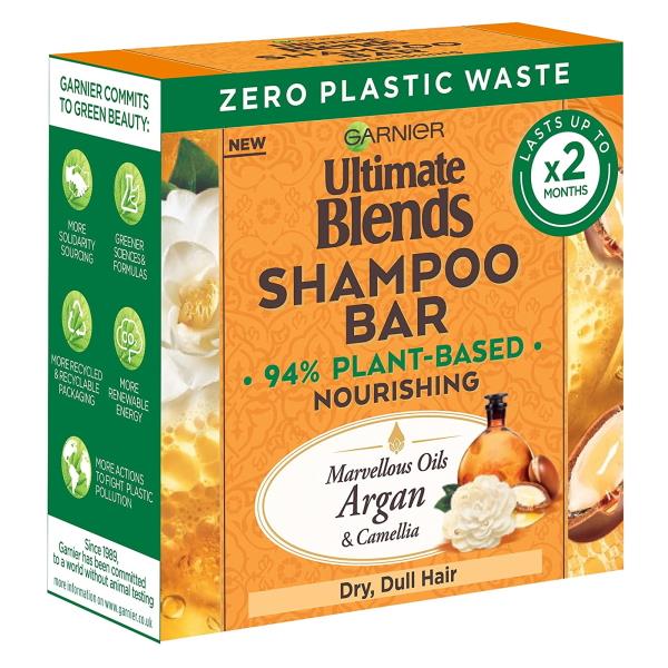 Garnier Ultimate Blends Shampoo Bar Nourishing Argan & Camellia 60g