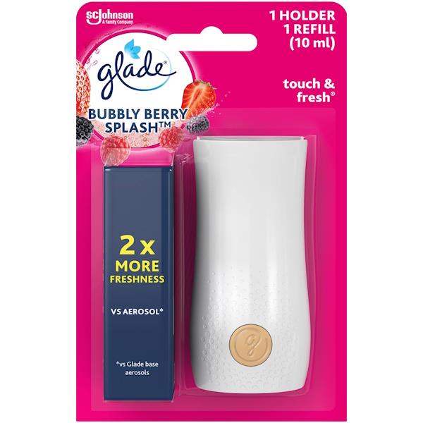 Glade Touch N Fresh Kit Bubbly Berry Splash 10ml