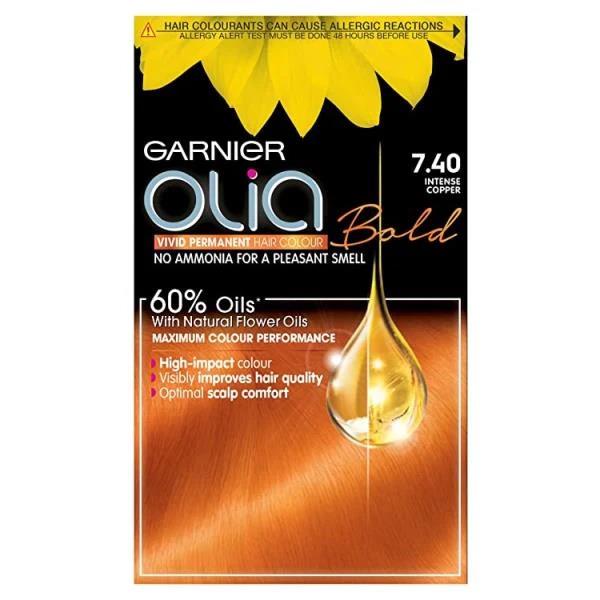 Garnier Olia Permanent Hair Colour 7.40 Intense Copper