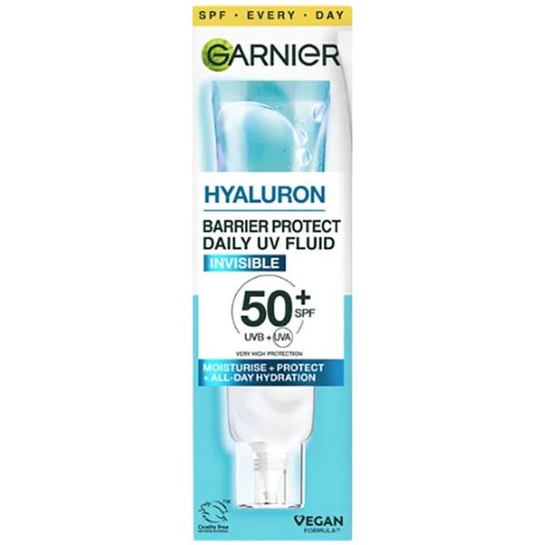 Garnier Hyaluron Barrier Protect Daily UV Fluid Invisible SPF50+ 40ml