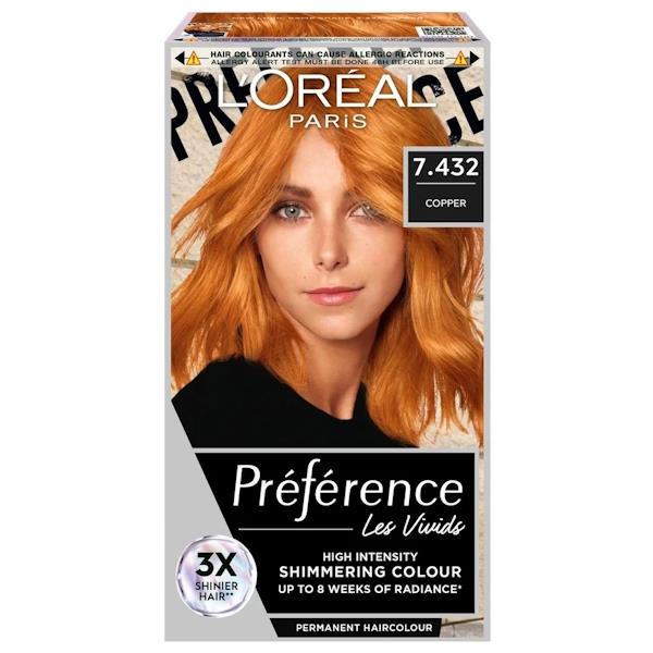 L'Oreal Preference Vivids 7.432 Copper