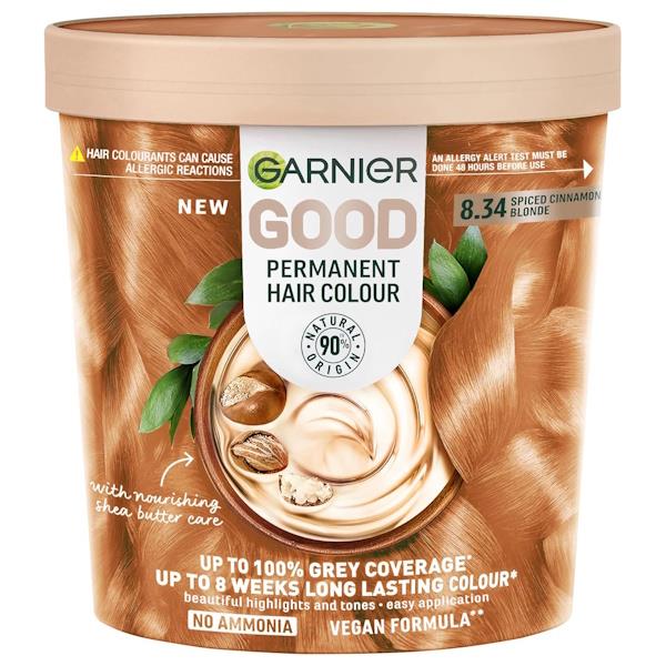Garnier Good Permanent Hair Colour 8.34 Spiced Cinnamon Blonde