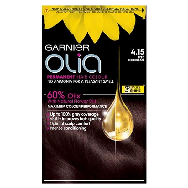 Garnier Olia Permanent Hair Colour 4.15 Iced Chocolate