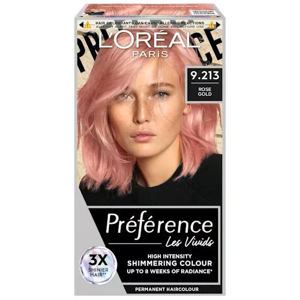L'Oreal Preference Vivids 9.213 Rose Gold