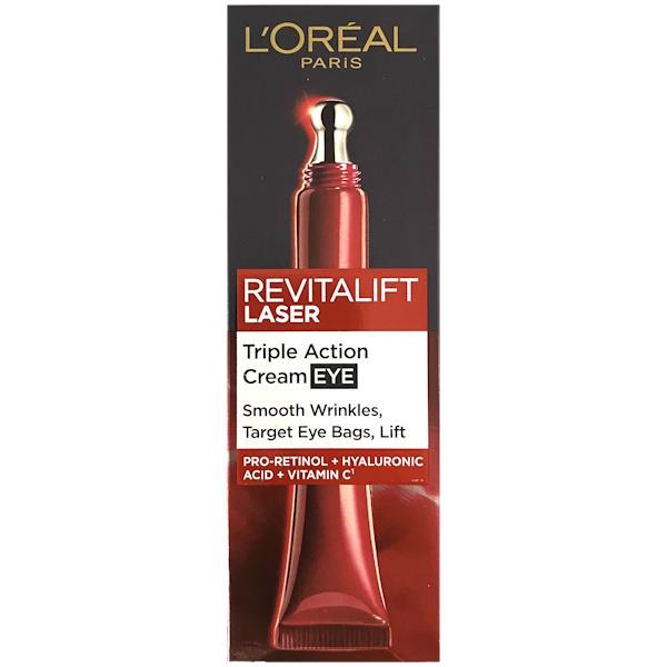 L'Oreal Revitalift Laser Triple Action Eye Cream 15ml