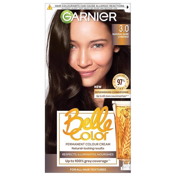 Garnier Belle Color Permanent Colour 3 Natural Dark Chestnut