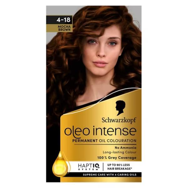 Schwarzkopf Oleo Intense Permanent Oil Colour 4-18 Mocha Brown