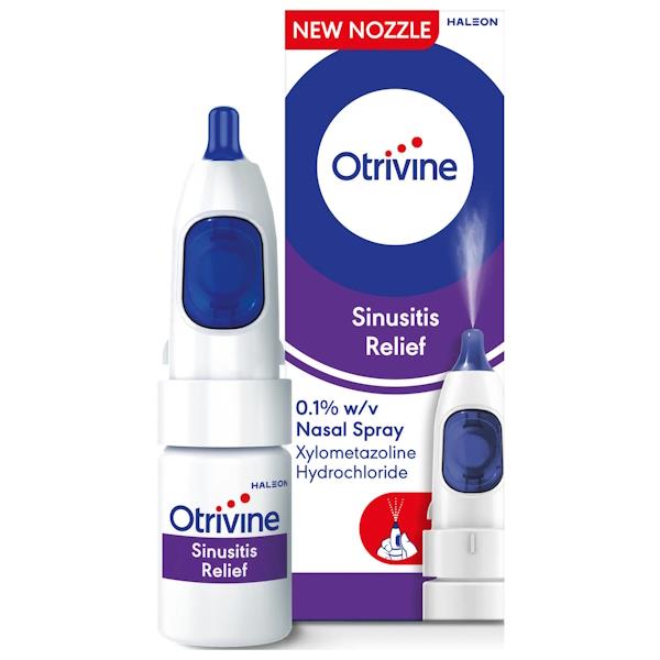 Otrivine Sinusitis Relief Metered-Dose Nasal Spray 10ml