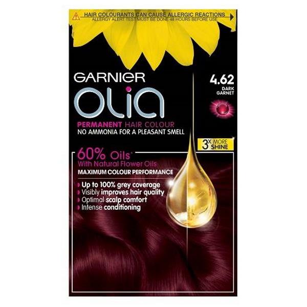 Garnier Olia Permanent Hair Colour 4.62 Dark Garnet