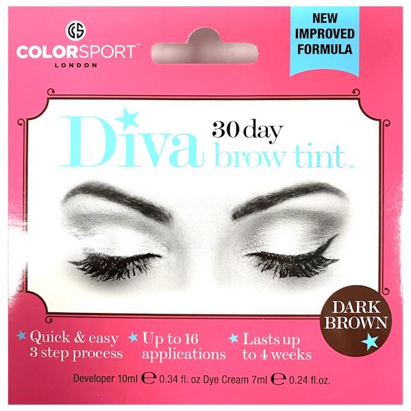 Colorsport Diva 30 Day Brow Tint Dark Brown