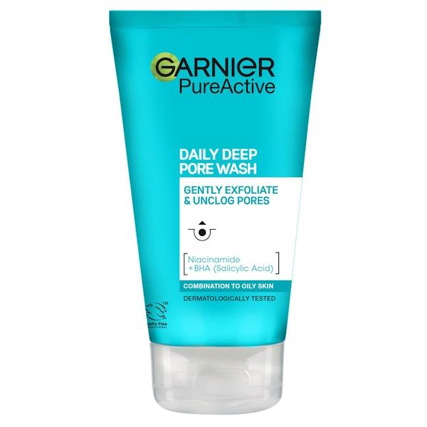 Garnier Pure Active Daily Deep Pore Wash 150ml
