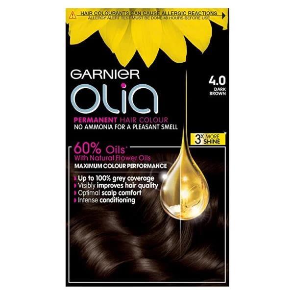 Garnier Olia Permanent Hair Colour 4.0 Dark Brown
