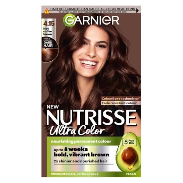Garnier Nutrisse Ultra Color Permanent Colour 4.15 Iced Coffee