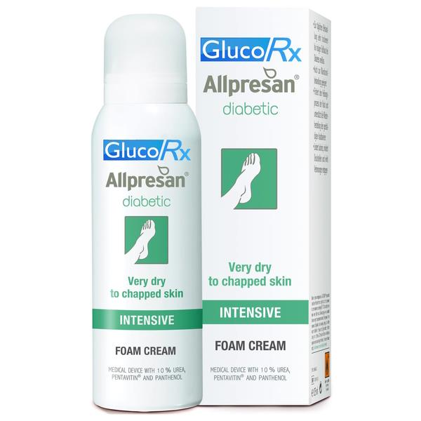 GlucoRx Allpresan Diabetic Intensive Foam Cream 125ml (No VAT)