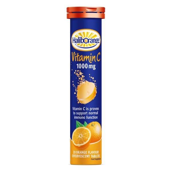 Haliborange Vitamin C 1000mg 20 Orange Flavour Effervescent Tablets