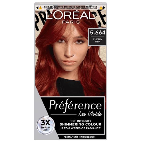 L'Oreal Preference Vivids 5.664 Cherry Red