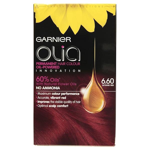 Garnier Olia Permanent Hair Colour 6.60 Intense Red