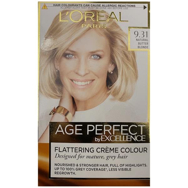 L'Oreal Age Perfect Permanent Colour 9.31 Natural Butter Blonde