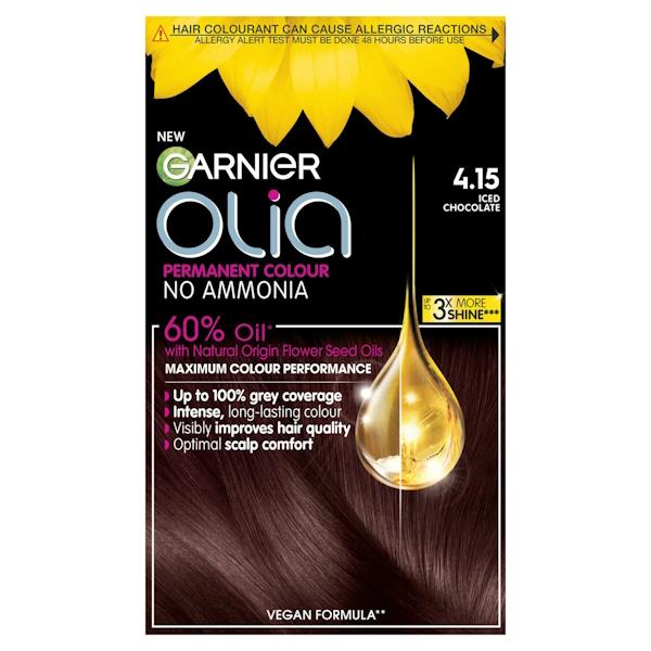 Garnier Olia Permanent Hair Colour 4.15 Iced Chocolate
