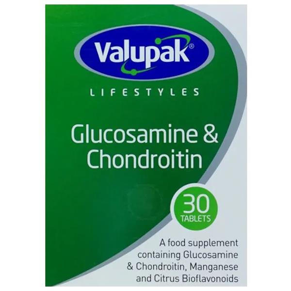 Valupak Lifestyles Glucosamine & Chondroitin 500/400mg 30 Tablets Blister Pack
