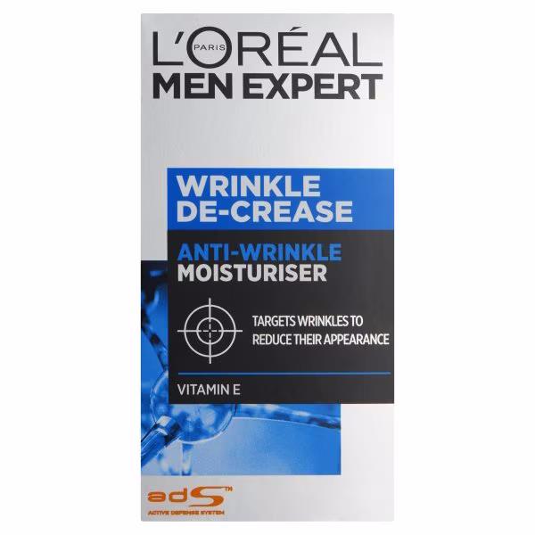 L'Oreal Men Expert Wrinkle De-Crease Anti-Wrinkle Moisturiser 50ml