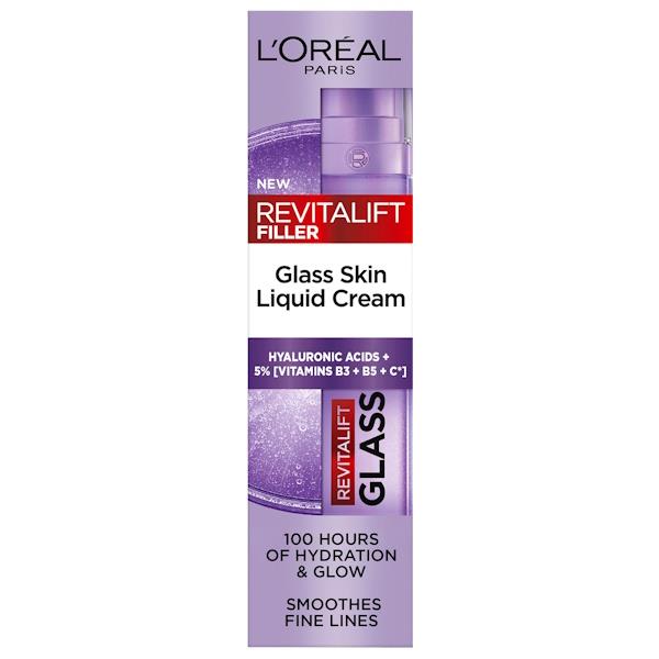 L'Oreal Revitalift Filler Glass Skin Liquid Cream 50ml