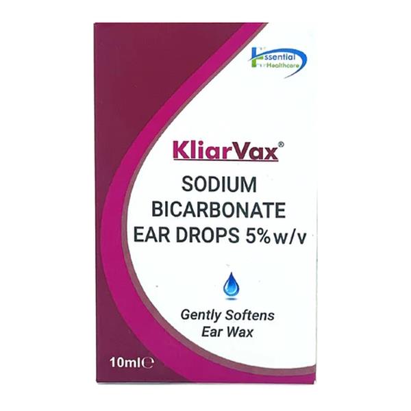 KliarVax Sodium Bicarbonate 5% Ear Drops 10ml