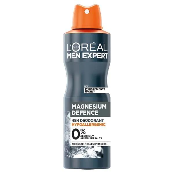 L'Oreal Men Expert Deodorant Spray Magnesium Defence 250ml