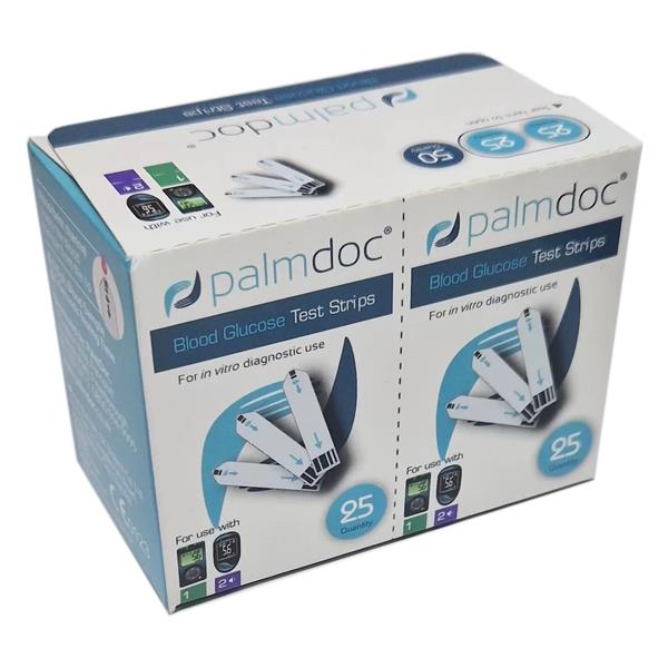Palmdoc 50 Blood Glucose Test Strips (No VAT)