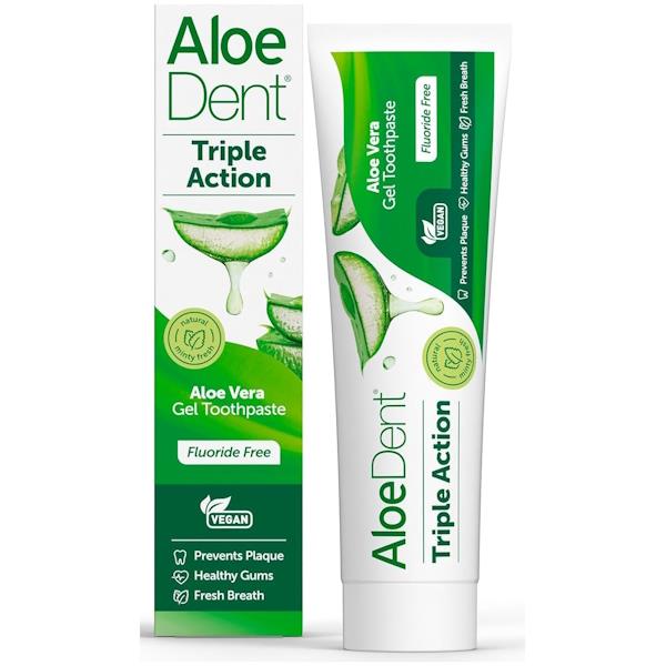Aloe Dent Triple Action Aloe Vera Gel Toothpaste 100ml