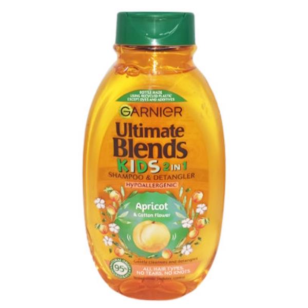 Garnier Ultimate Blends Kids 2in1 Shampoo Apricot & Cotton Flower 250ml