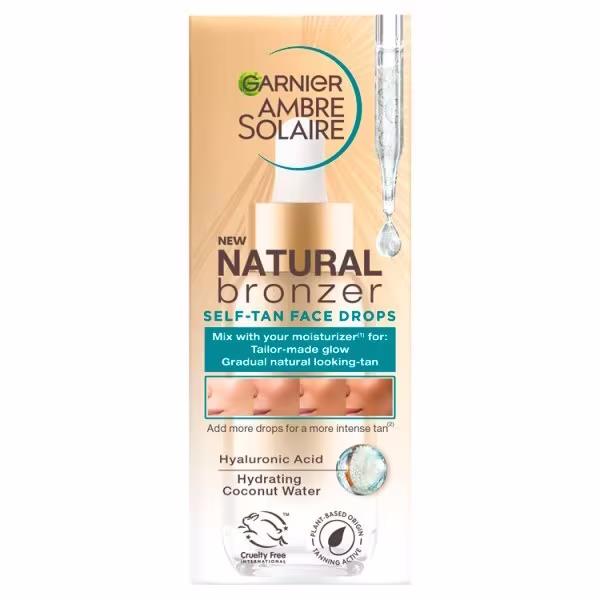 Garnier Ambre Solaire Natural Bronzer Self-Tan Face Drops 30ml