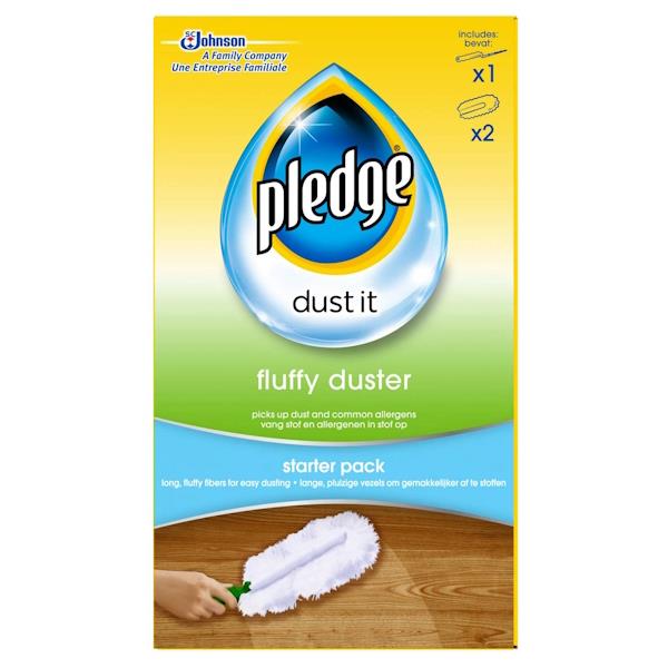 Pledge Dust It Fluffy Duster Starter Pack
